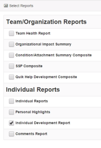 Select Reports